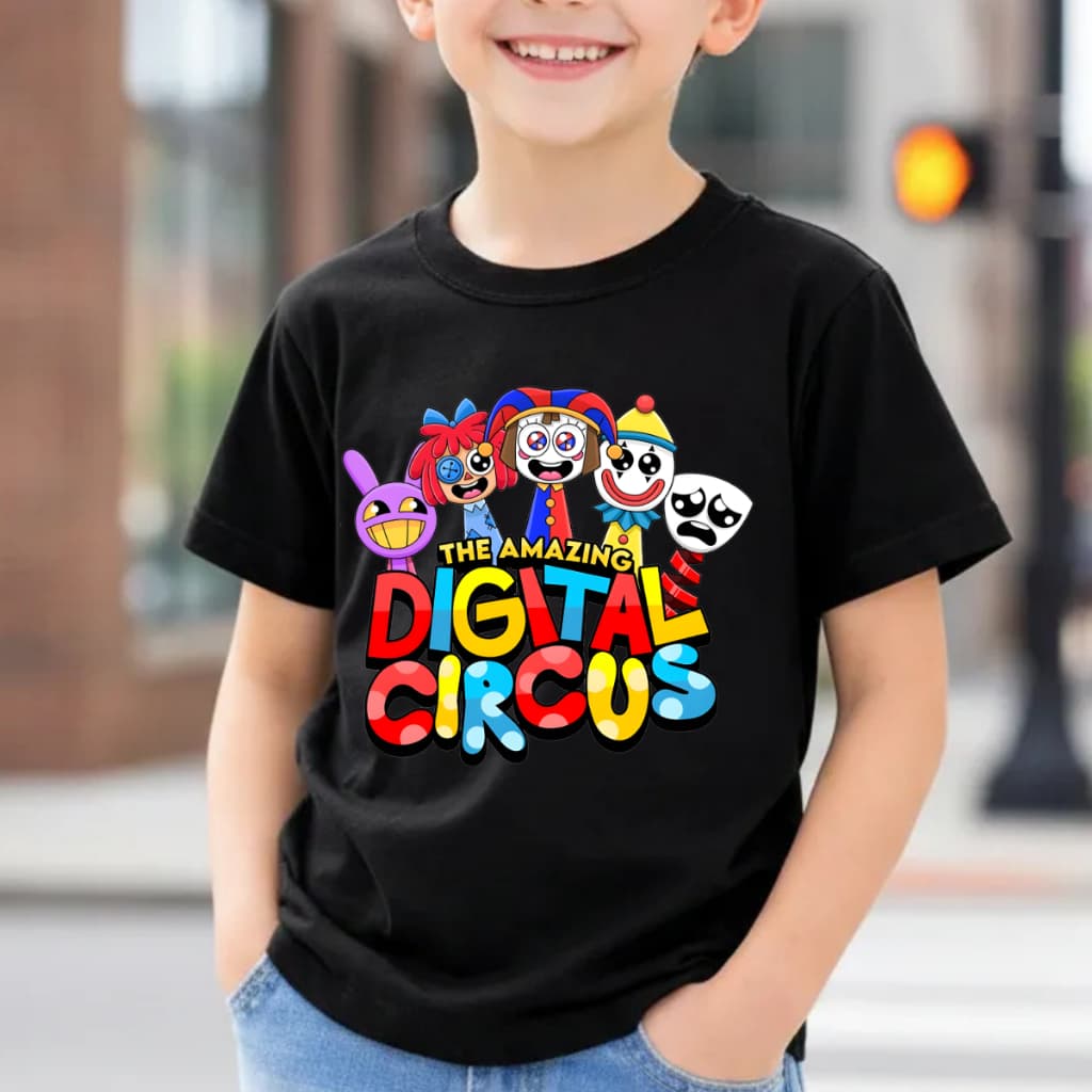 Camiseta Digital Circus The Amazing Serie Digital Desenho Blusa Unissex 100% Algodão