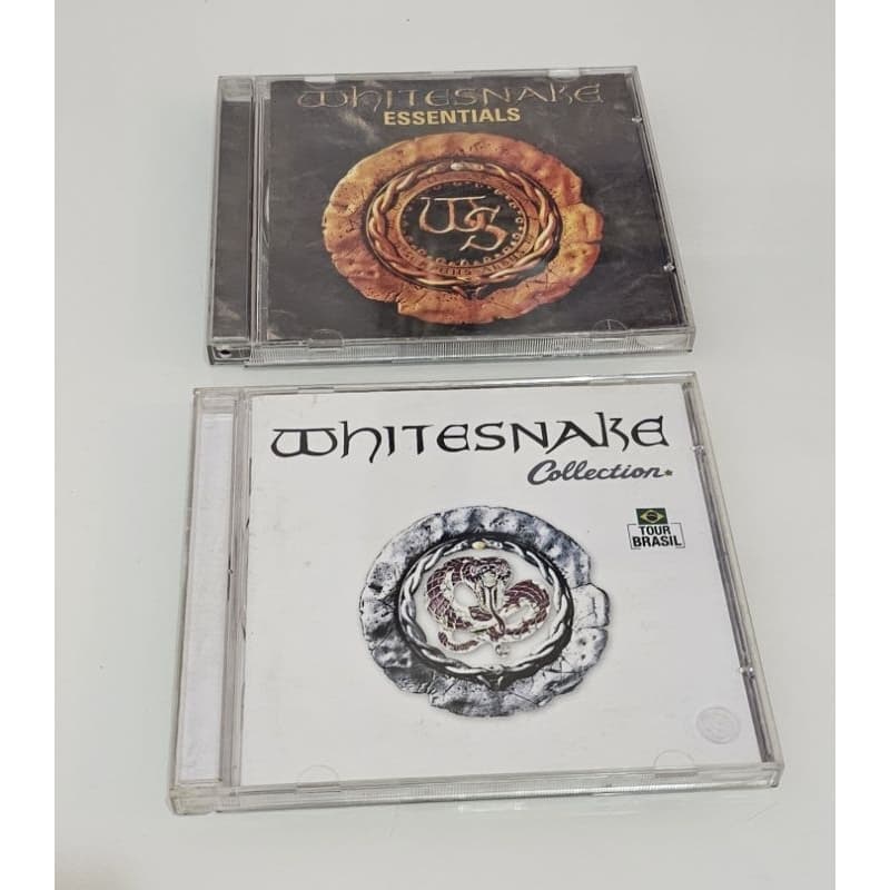 lote 2 cds whitesnake essentials collection