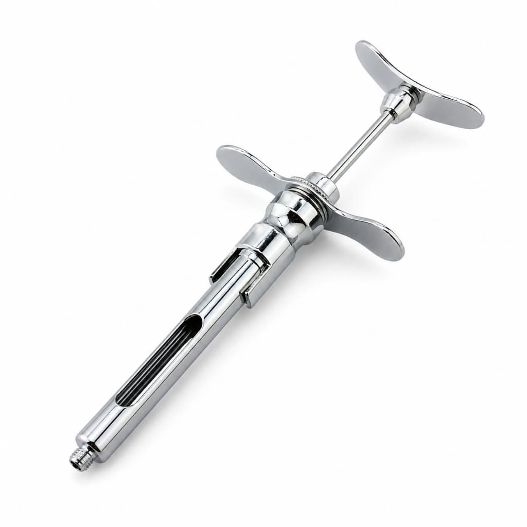 Injetor Seringa Carpule Tubete Dental Aço Inox Autoclavável Aplicação Anestesia Odontológica ANVISA