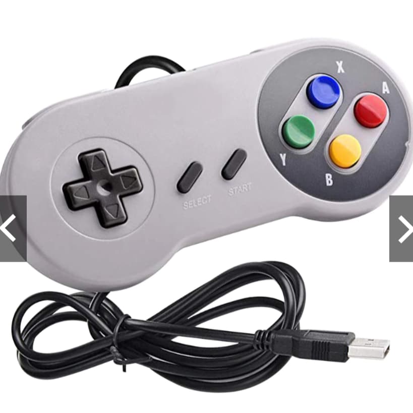 Controle USB Acessórios Pc Gamer Manete Jogos Raspberry Joystick Super Nintendo Usb Pc Manete