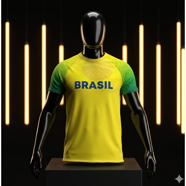 Camiseta Esporte Brasil DRY SOFT Masculina Proteção Solar UV50