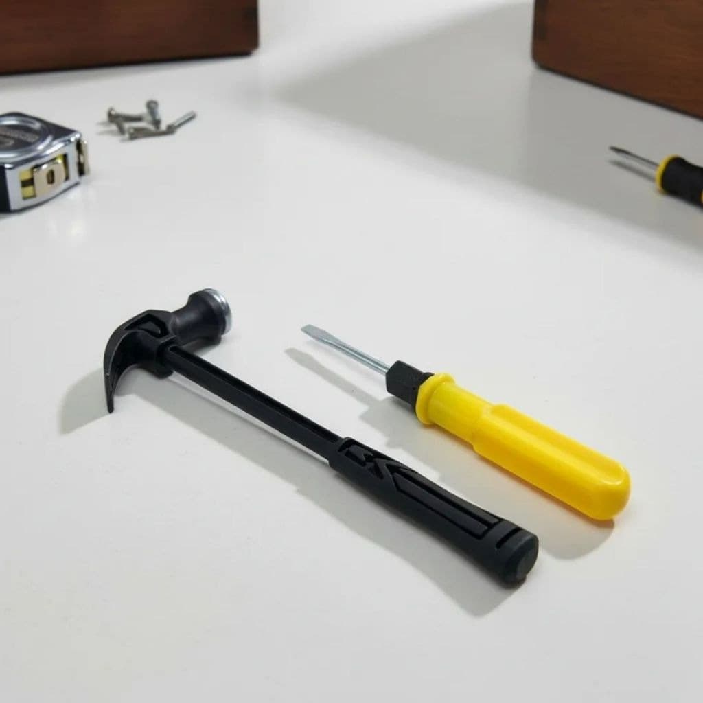 Kit 2 Ferramentas Manuais, Jogo Com Martelo Chave Philips e Fenda Alicate Universal