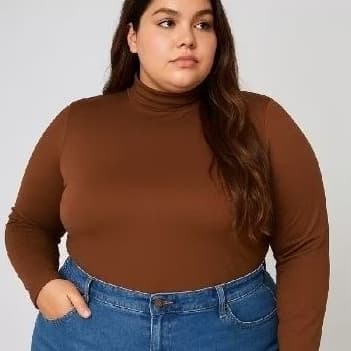 Segunda Pele Cacharrel Plus Size Gola Alta