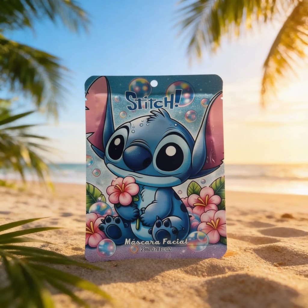 Kit Máscara Facial Stitch Skincare Presente Infantil Menina Skincare