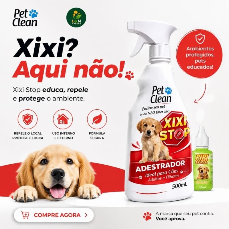 Adestrador Sanitário Xixi Stop Pet Clean 500ml para Cães