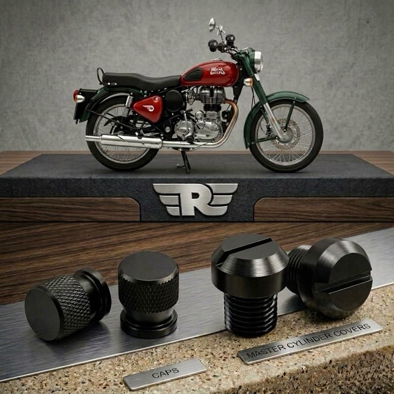 2 Peças Tampão Buraco Retrovisor Moto Royal EnField Tampa Bico De Válvula XJ Tiger CB1000