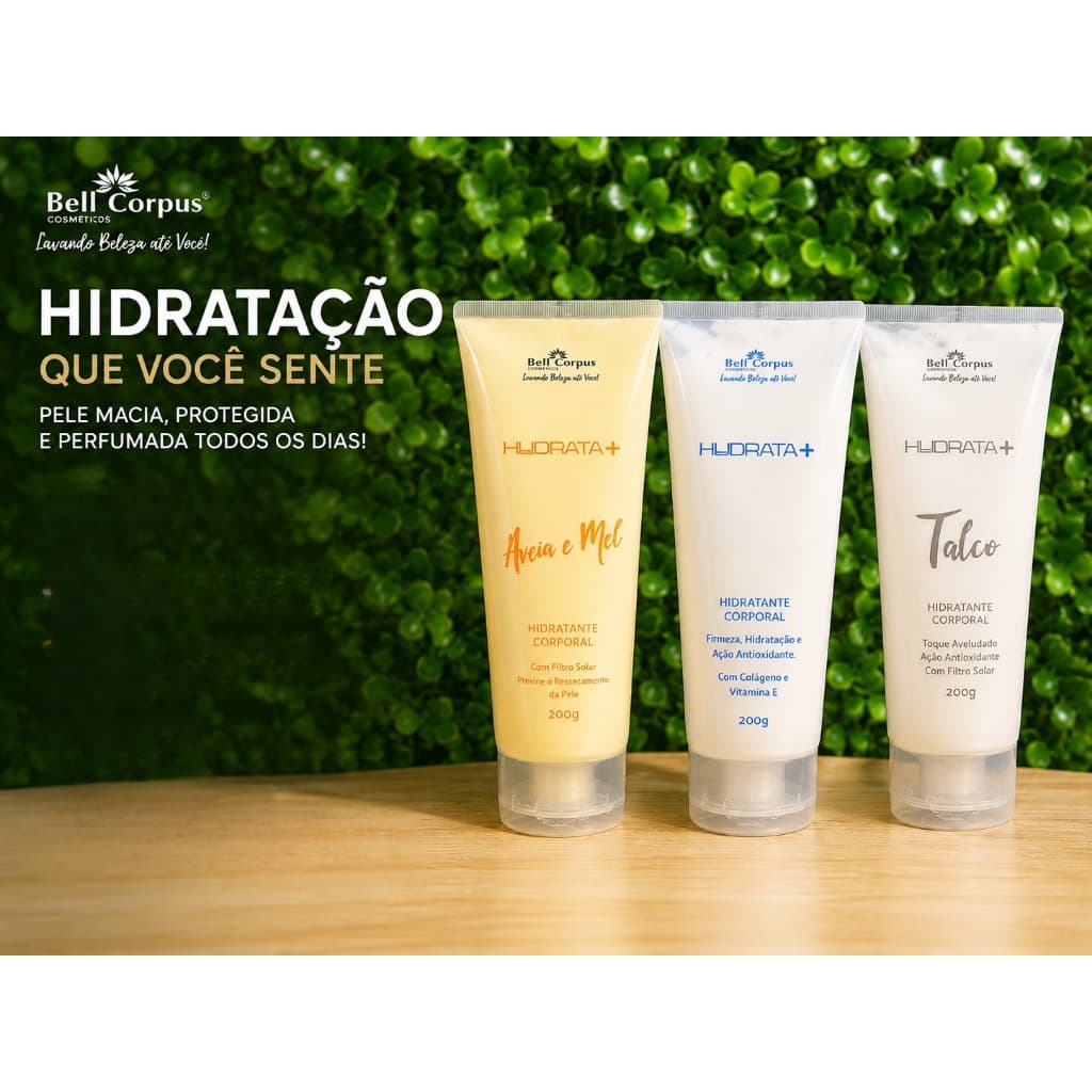 Hidratante Corporal Bell Corpus 200g Pele Macia