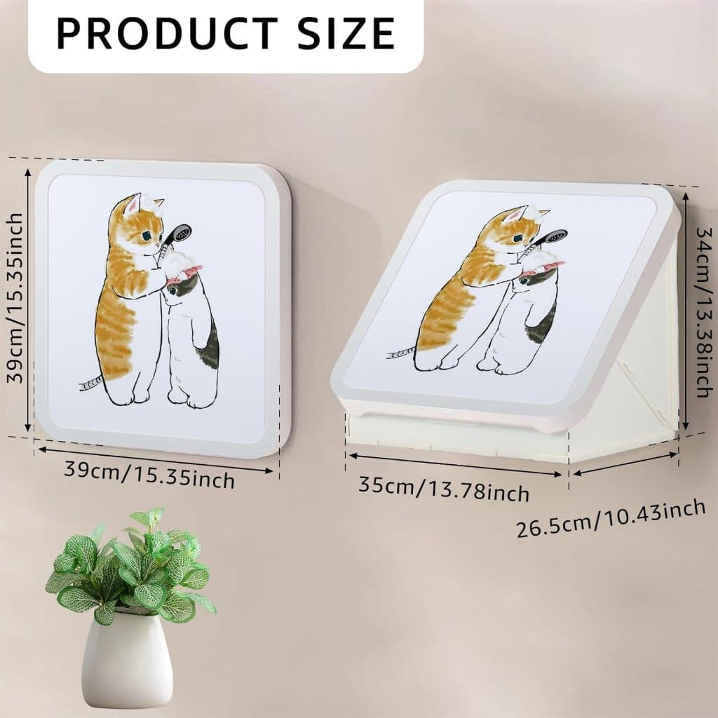 Suporte Organizador Adesivo para Cosméticos e Algodão Luxo de Parede Moderno para Banheiro e Quarto