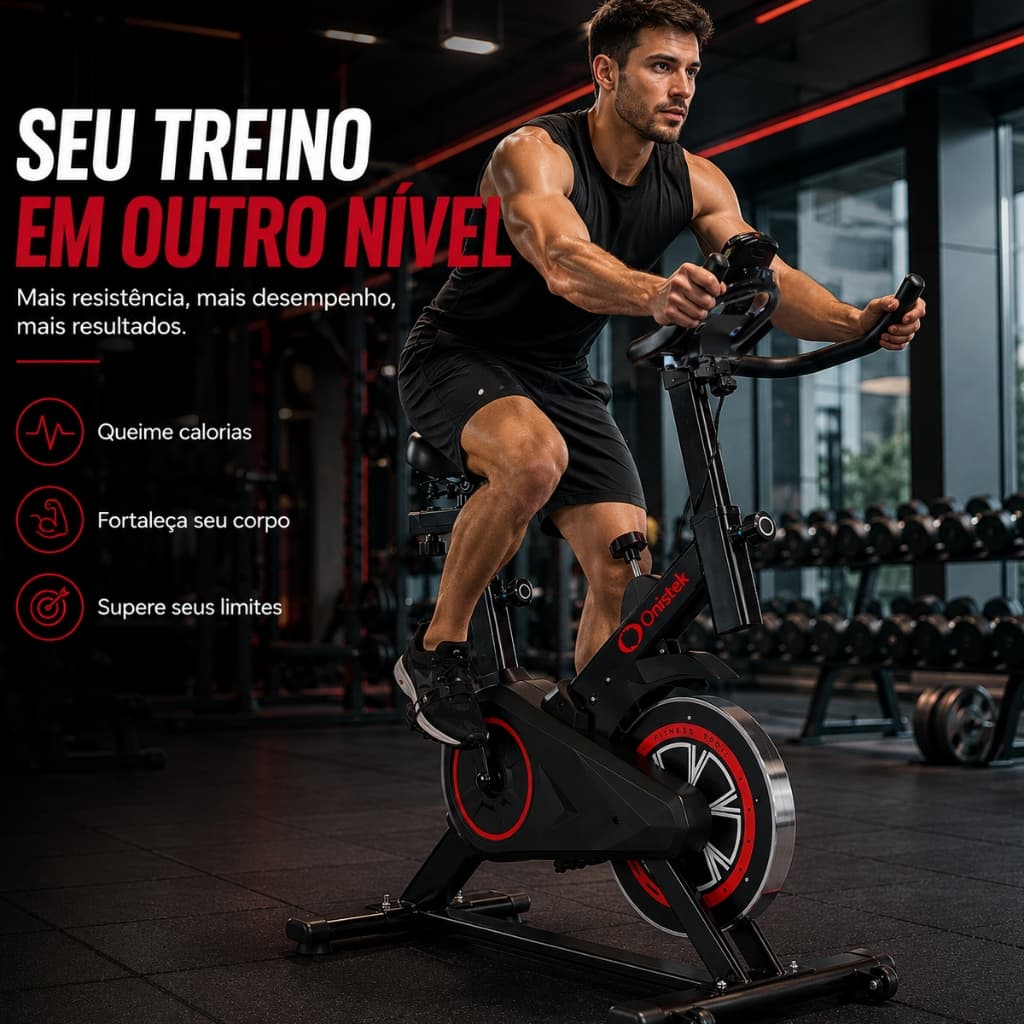 Bike Ergométrica Spinning Fitness Cardio Emagrecimento 5kg