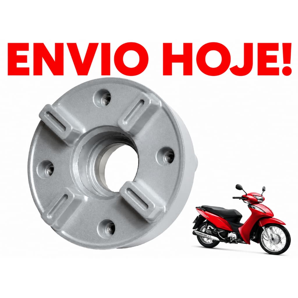 Flange Tambor Freio Traseiro Biz 125 2009 Em Diante Fabreck ENVIO HOJE