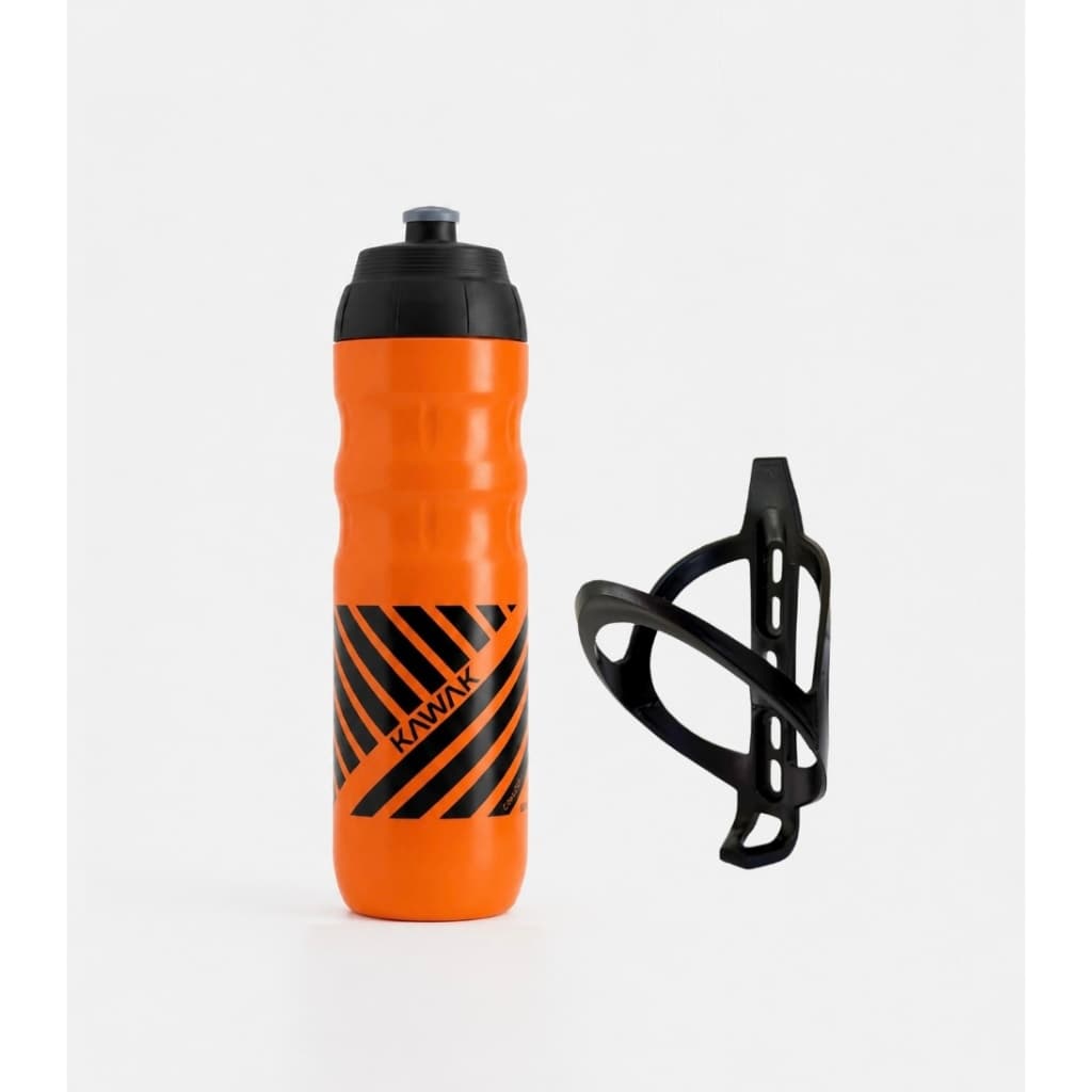 Kit Caramanhola Garrafa Bike Squeeze 550ml Bike + Suporte KAWAK!