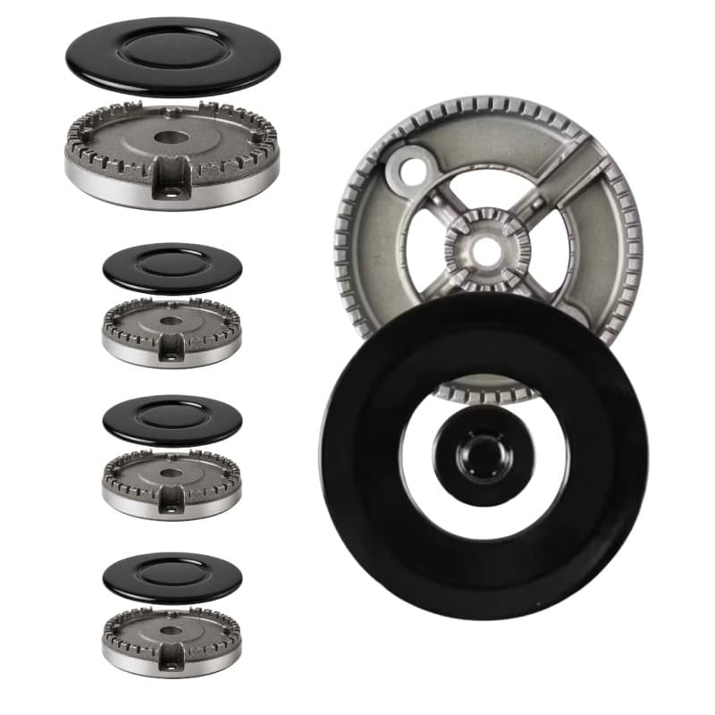 Kit Queimadores e Espalhadores Cooktop Fischer 5 Bocas