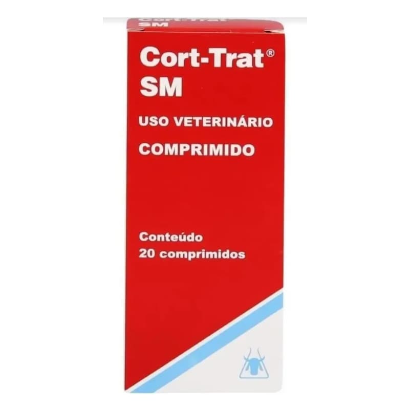 Cort-Trat Anti-inflamatório para Cães e Gatos 20 Comprimidos