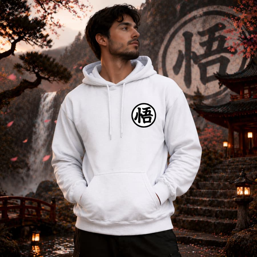 Blusa De Frio Dragon Ball Moletom Masculino Macio Em Algodão Com Bolso