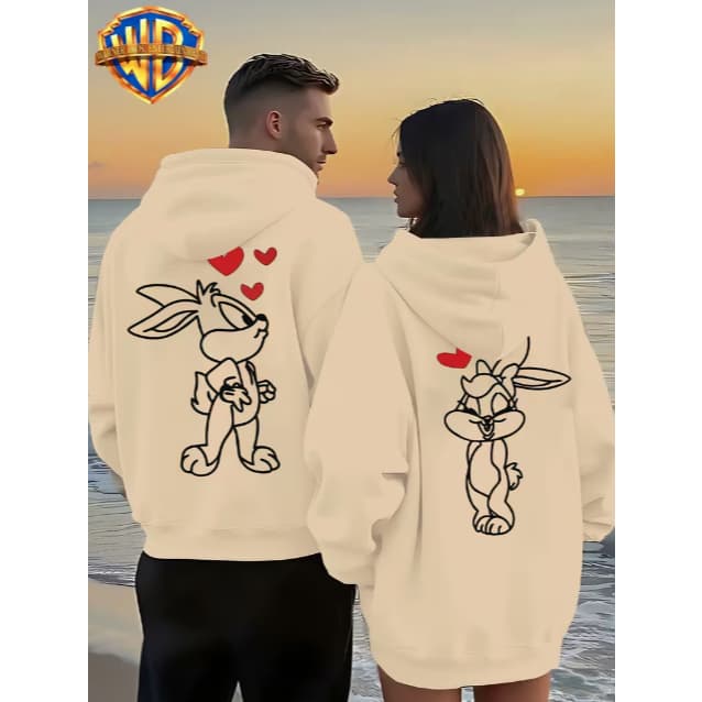 Kit 2 Moletom Casaco Presente Perfeito Para seu Amor LOLA PERNA LONGA Casal namorados Love