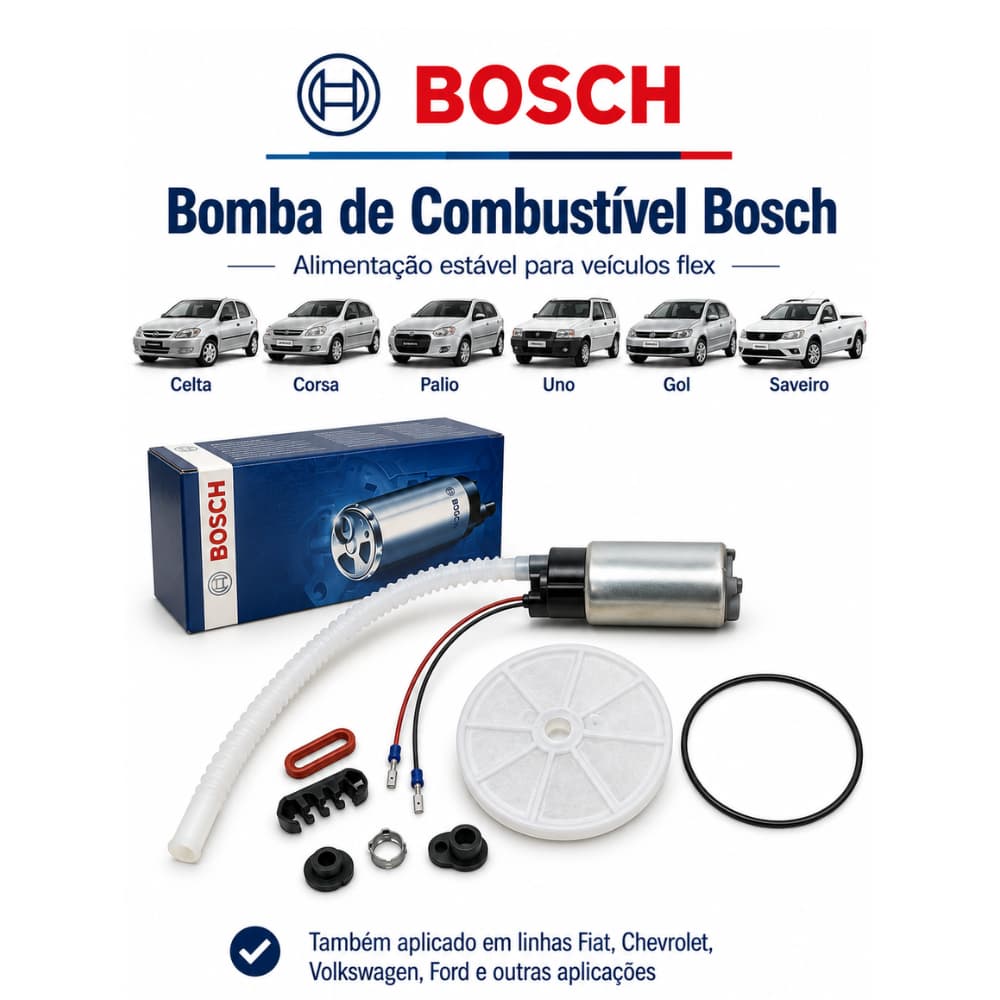 Refil Bomba Combustível Bosch Flex Universal