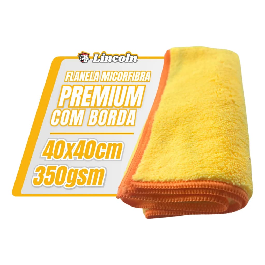 Flanelas Premium Microfibra Lincoln 40x40 350 gsm