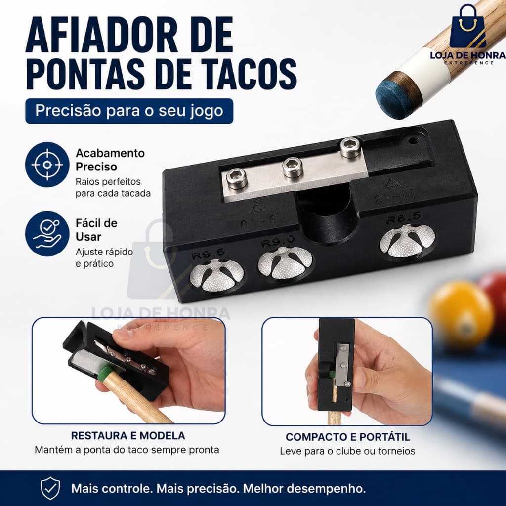 Corretor De Ponta De Taco De Bilhar Ferramenta De Reparo 10 Em 1 Modelador Dispositivo