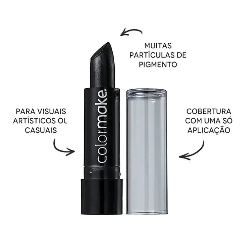 Batom Cremoso Colormake Ideal para Maquiagem com Acabamento Cremoso