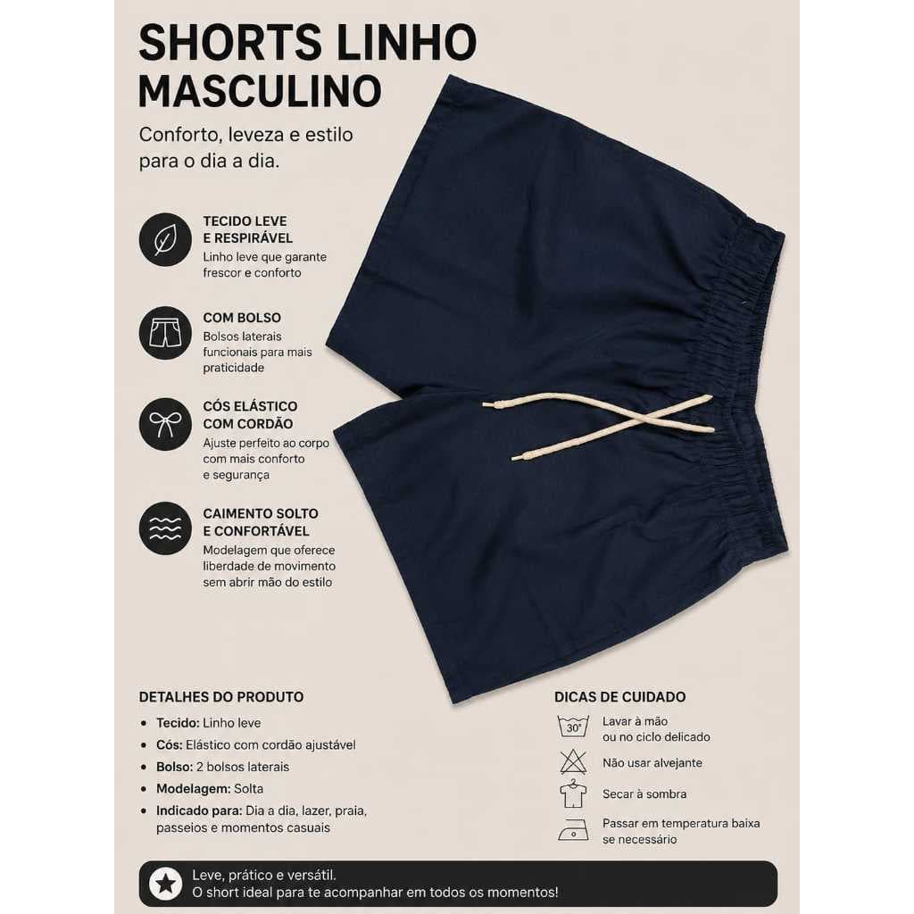 short masculino moda elegância exclusividade moda atual