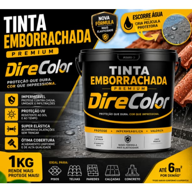 Tinta Emborrachada 1kg Blindacor Piso Telha Parede Impermeável Anti Umidade