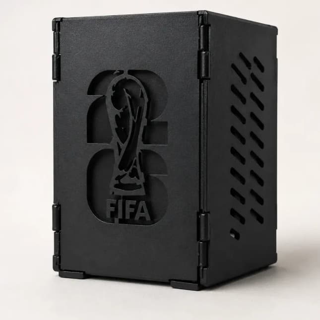 Caixa Copa Do Mundo Maleta Futebol Álbum Para +400 Figurinha