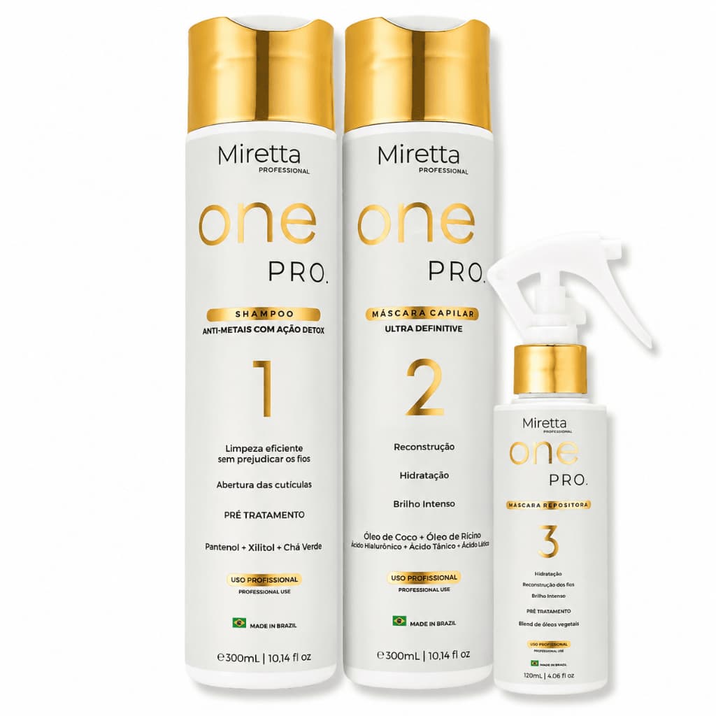 Kit Progressiva Orgânica Sem Formol Miretta Alinhamento Capilar Anti Frizz