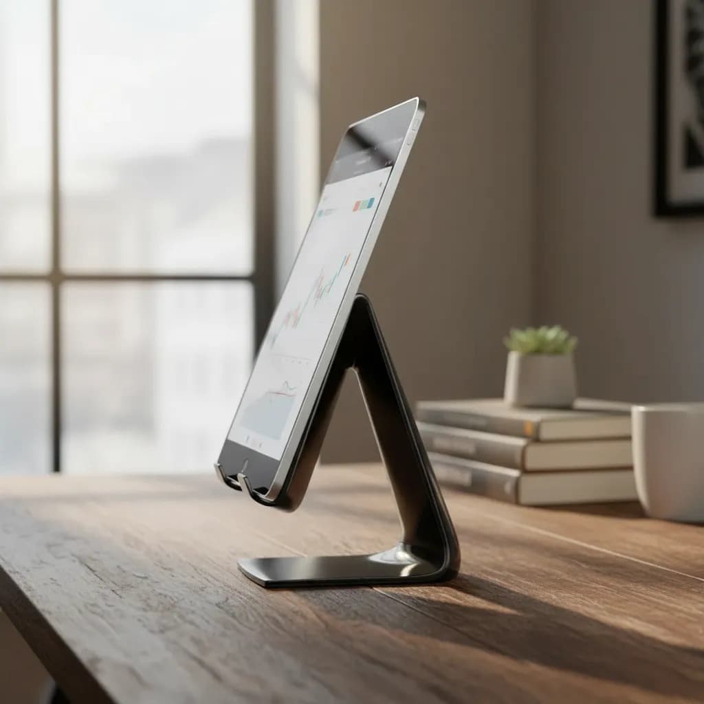 Suporte Tablet iPad Universal De Mesa Grande Resistente Pro