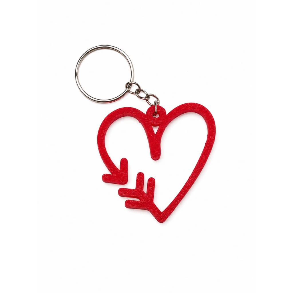 Chaveiro Coração Love 3D para Casal | Chaveiro Romântico Decorativo | Presente Criativo | GL Print Lab
