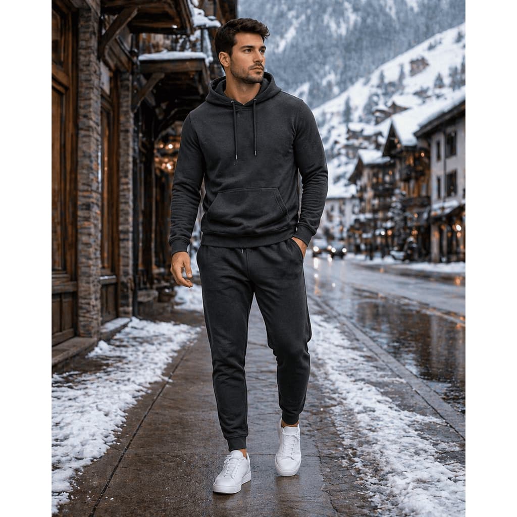 Calça Moletom Masculina Academia Fitnes Treino Frio Inverno forrada flanelada
