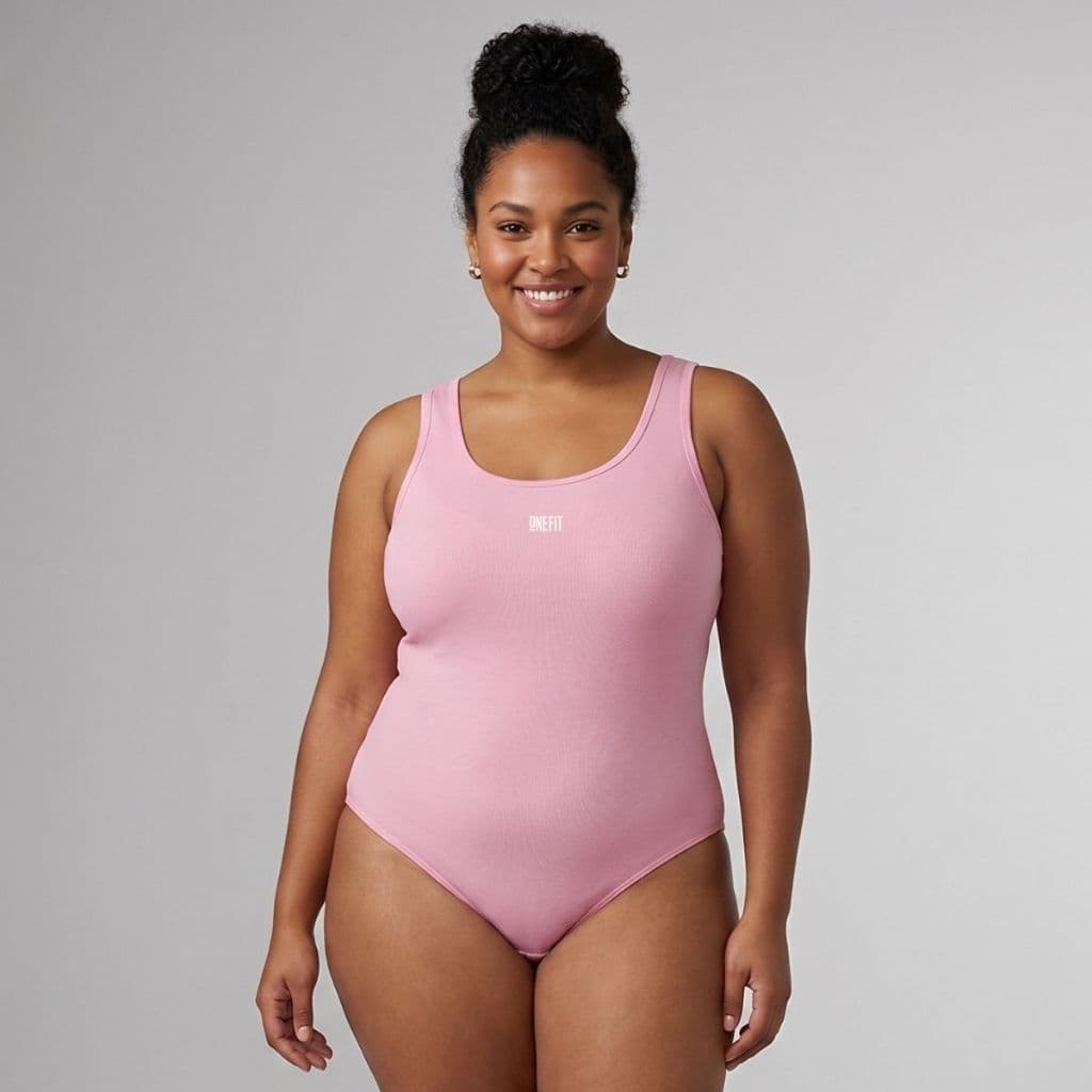 Maiô Plus Size Feminino Costas Nadador Tecido Premium Resistente - Envio Imediato