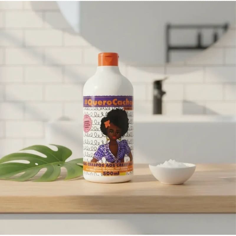 Ativador De Cachos Quero Cachos Óleo De Coco 500ml Crespos