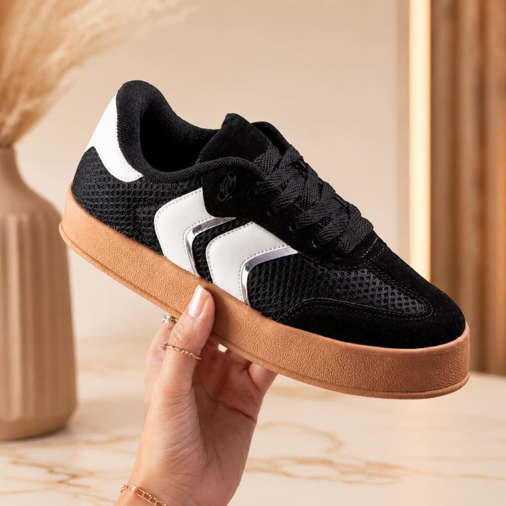 Tênis Feminino Casual Plataforma Confortável Antiderrapante - Moda Urbana Caminhada Estilo Blogueira