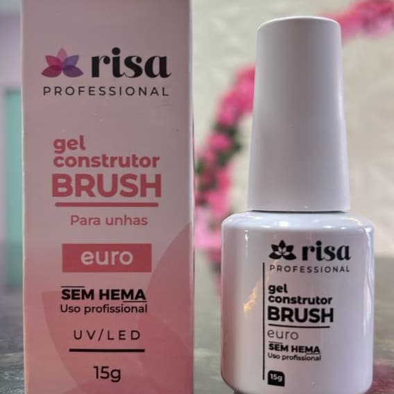 Gel construtor BRUSH para unhas Risa profissional