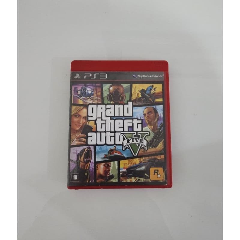 Jogo GTA V 5 (Grand Theft Auto V) - PS3 Original (Físico com Manual)