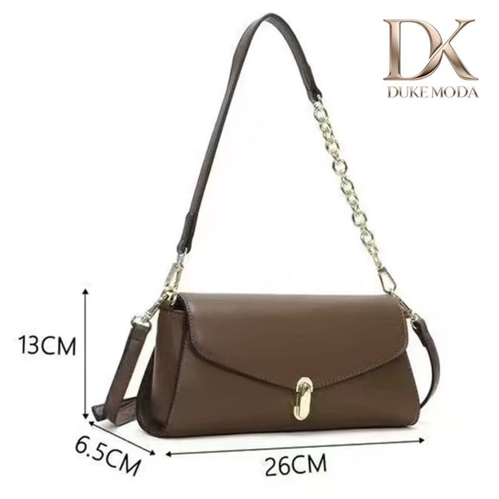 DUKE Bolsa Corrente Feminina -Clutch Elegant com Corrente Metálica,Ideal para Festas, Casamentos e Noite JJ006