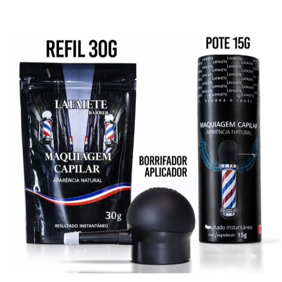 Corretivo de Falhas Capilar Lafaiete Pote15g+ Refil 30g+ Borrifador aplicador
