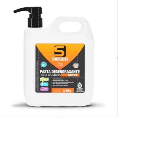 Pasta Desengraxante p/ Mãos SC152 2,4kg Pump Sieger