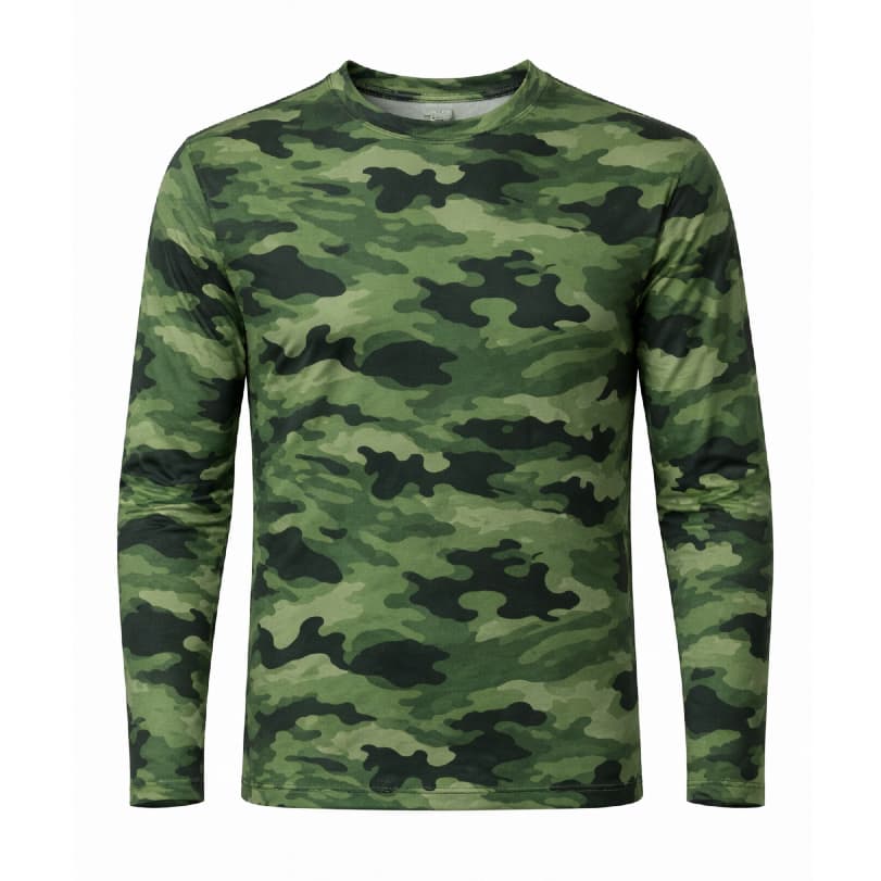 CAMISA CAMUFLADA proteção UV 50+ trabalho, segurança, pesca, treino, academia, tiro esportivo