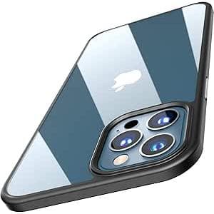 Capa iPhone 12 Pro acabamento fosco transparente