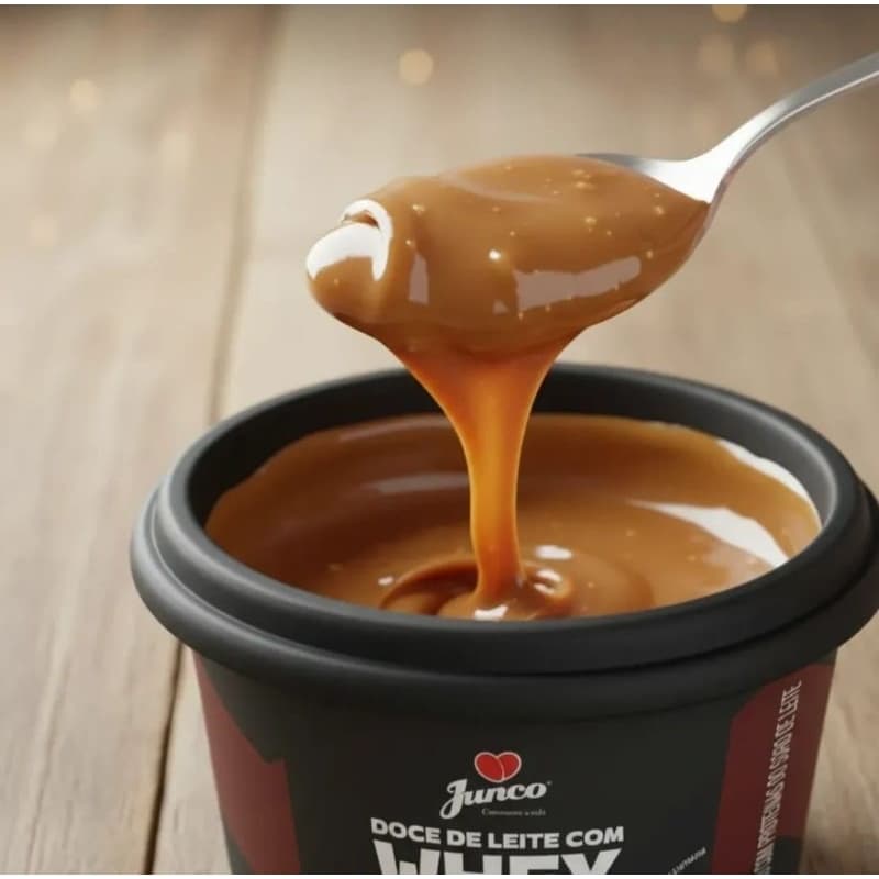 Doce De Leite Com Whey Protein Sem Açucar Junco 250 Gramas