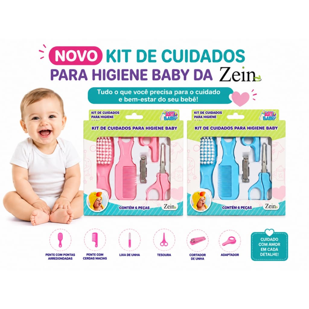 Kit de cuidados para higiene baby