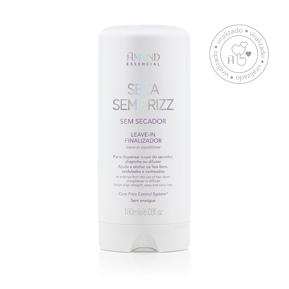 Amend Essencial Seca Sem Frizz Leave-In 180ml