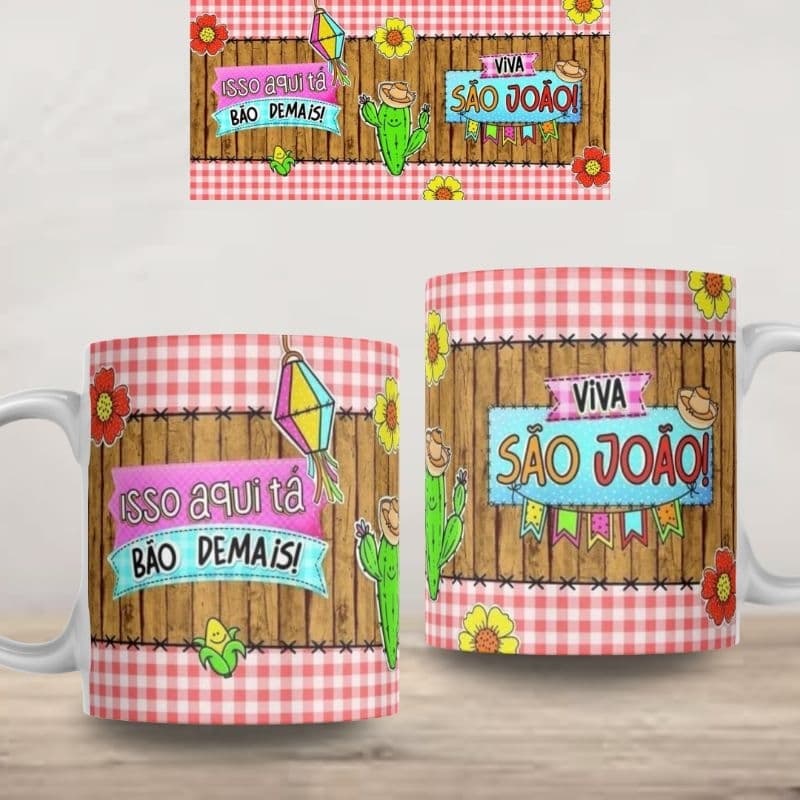 Caneca personalizada Festa Junina (Parte 1)