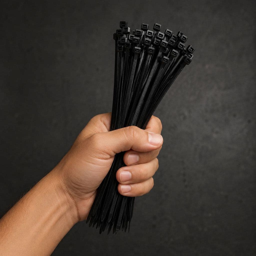 Abraçadeira Cinta Fita Hellerman Enforca Gato 2,5x150mm 500 Unidades