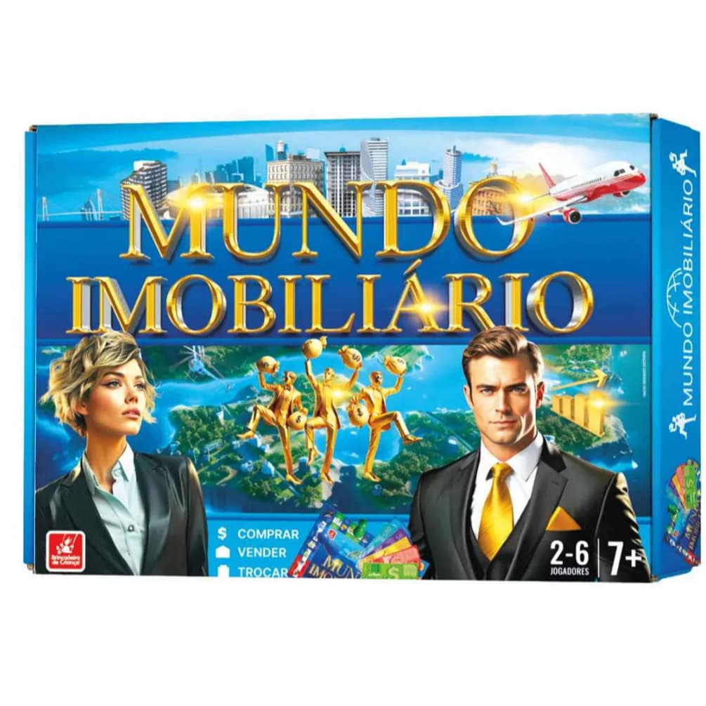 Jogo Estratégia Mundo Imobiliário Brincadeira De Criança