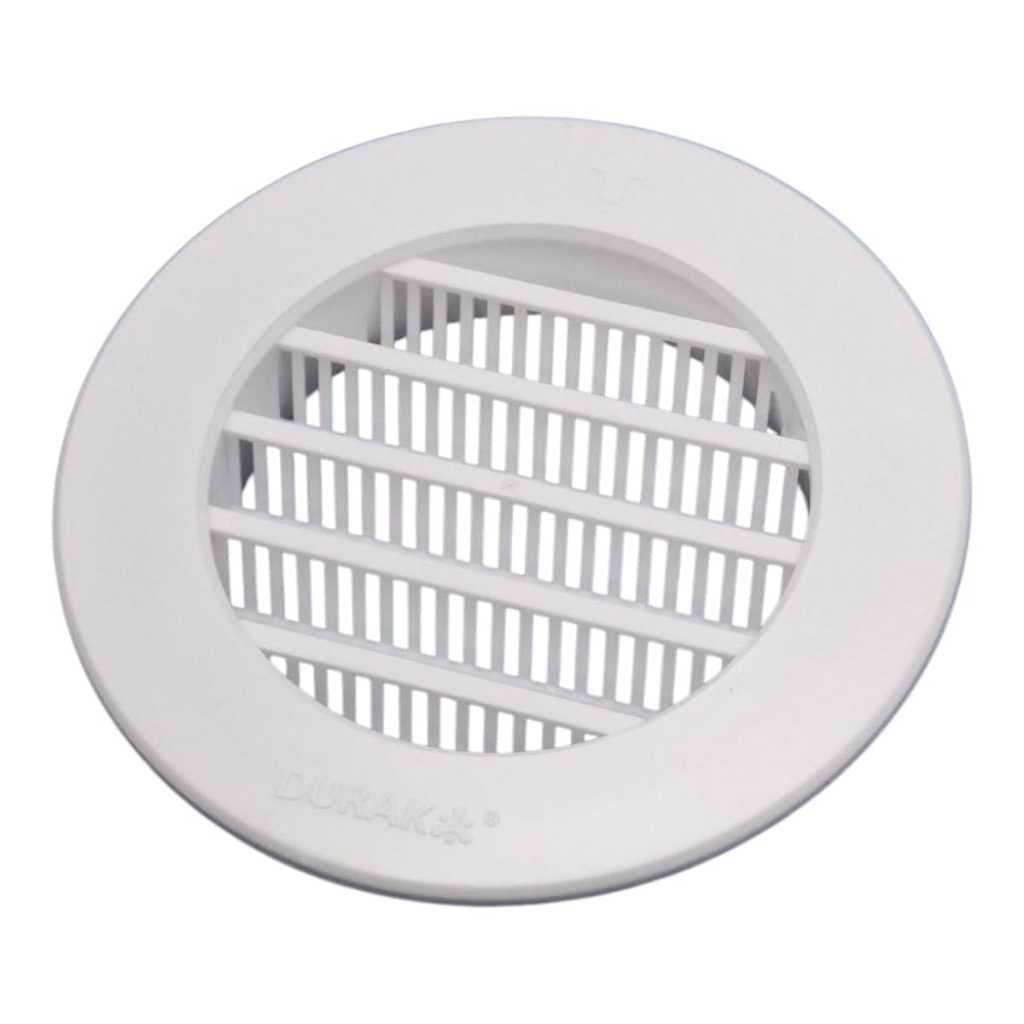Grade Grelha Ventilação Redonda 100mm Tela Anti Inseto Fácil Instalação