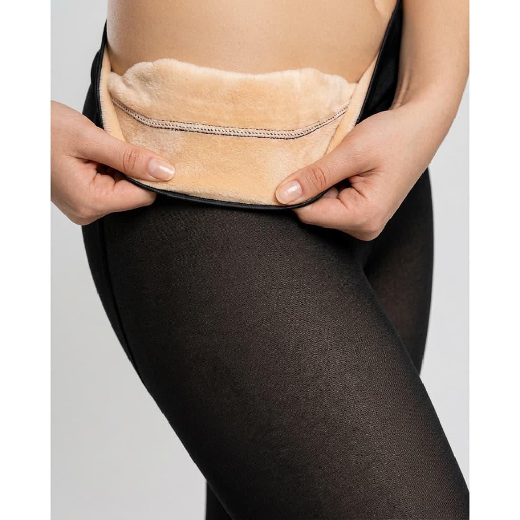Meia Calça Peluciada Feminina Térmica Forrada Inverno P/G1