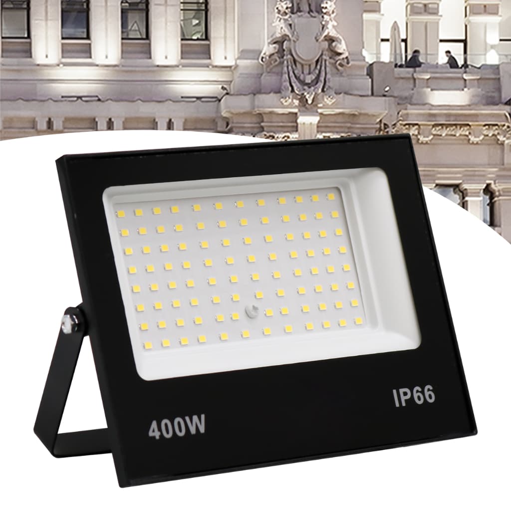 Refletor Led Holofote 400w Bivolt Forte Luz Branco Frio Ip66