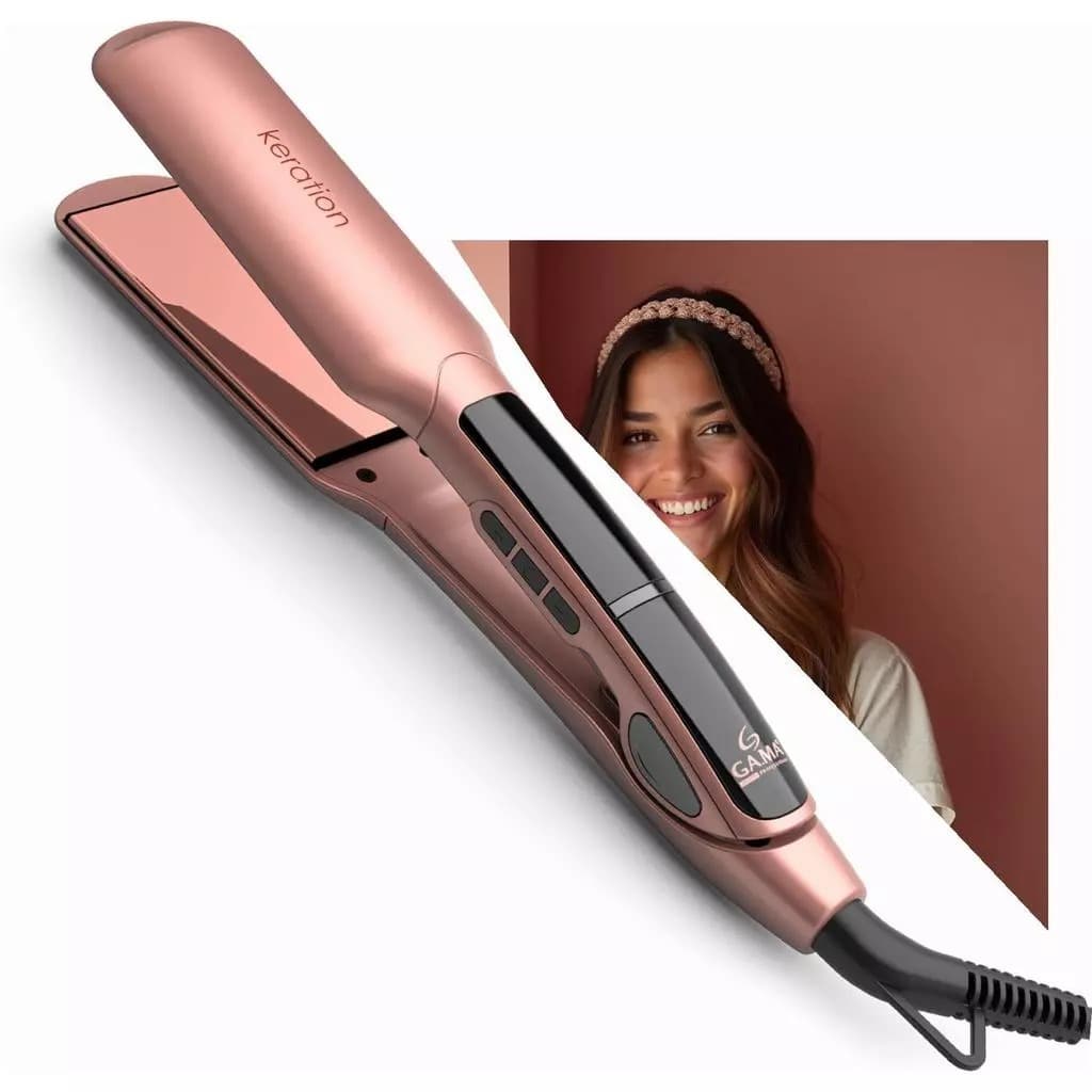 Prancha Profissional Gama X-Wide Bivolt Keration Pro 230ºC